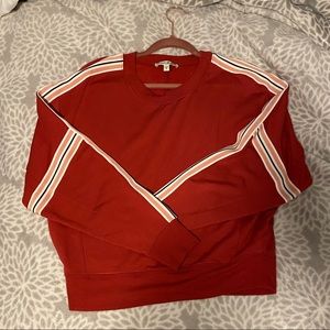 Pink cropped sweatshirt